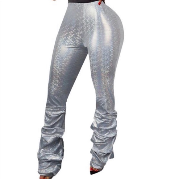 Bling Ruffle Pants - Picture 1 of 5